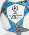 Футбольний м'яч Adidas UCL COMPETITION 25/26 LEAGUE STAGE біло-блакитно-золотий Розмір 4 JP1541