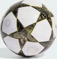 Футбольный мяч Adidas UCL LEAGUE 25/26 LEAGUE STAGE бело-черно-золотой Размер 4 JZ9995