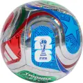 Футбольний м'яч Adidas FIFA WORLD CUP 26 TRIONDA TRAINING FOIL срібно-червоно-зелено-синій Розмір 4 JD8046