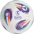 Футбольный мяч Adidas WOMEN'S EURO25 LEAGUE бело-фиолетовый Размер 4 JH1262
