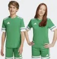 Футболка джерсі дитяча Adidas SQUADRA 25 JERSEY зелено-біла JN7486