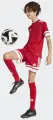 Шорти футбольні дитячі Adidas SQUADRA 25 SHORTS червоно-білі JJ2416