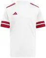 Футболка джерси детская Adidas SQUADRA 25 JERSEY бело-красная JJ0059