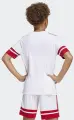 Футболка джерси детская Adidas SQUADRA 25 JERSEY бело-красная JJ0059