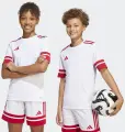 Футболка джерси детская Adidas SQUADRA 25 JERSEY бело-красная JJ0059