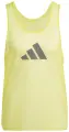 Манишка футбольная Adidas TRAINING 24 BIB желтая JF3244