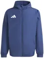 Вітрівка Adidas ENTRADA 26 ALL WEATHER JACKET темно-синьо-біла JZ9102