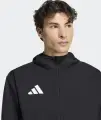 Вітрівка Adidas ENTRADA 26 ALL WEATHER JACKET чорно-біла JZ9101