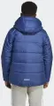 Куртка утепленная детская Adidas ESSENTIALS 3-STRIPES PADDED KIDS темно-сине-белая JL7403
