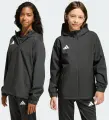 Ветровка детская Adidas ENTRADA 26 ALL WEATHER JACKET черно-белая JZ9104