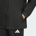 Ветровка детская Adidas ENTRADA 26 ALL WEATHER JACKET черно-белая JZ9104