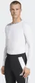 Компресійна футболка з довгим рукавом Adidas TECHFIT LONG SLEEVE TEE біла JP2920