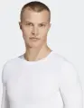Компресійна футболка з довгим рукавом Adidas TECHFIT LONG SLEEVE TEE біла JP2920