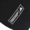 Шапка Adidas ESSENTIALS LABEL BEANIE черно-белая KG9583