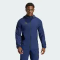 Ветровка Adidas TIRO TRAVEL WINDBREAKER темно-синяя KD3334