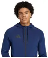 Толстовка Adidas TIRO TRAVEL SWEAT темно-синяя KF6078