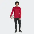 Олимпийка (мастерка) Adidas ENTRADA 26 TRACK JACKET красно-белая JZ6586
