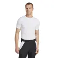 Компрессионная футболка Adidas TECHFIT белая JP4675