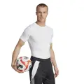 Компрессионная футболка Adidas TECHFIT белая JP4675