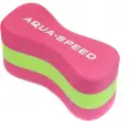Колобашка для плавання дитяча Aqua Speed JUNIOR 3 LAYERS PULLBUOY рожево-салатова 149-03