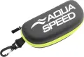 Чохол для окулярів для плавання Aqua Speed GOGGLE CASE чорно-жовтий 737-18