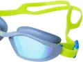 Окуляри для плавання Aqua Speed RAVEN MIRROR сіро-салатові 713-04