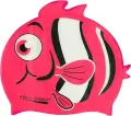 Шапочка для плавання дитяча Aqua Speed ZOO NEMO коралово-біла 115-03-nemo
