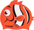 Шапочка для плавання дитяча Aqua Speed ZOO NEMO помаранчево-біла 115-75-nemo