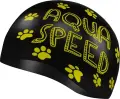 Шапочка для плавання дитяча Aqua Speed KIDDIE CAT чорно-жовта 142-07