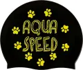 Шапочка для плавання дитяча Aqua Speed KIDDIE CAT чорно-жовта 142-07