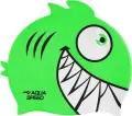 Шапочка для плавання дитяча Aqua Speed ZOO PIRANA зелено-біла 246-11