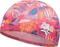 Шапочка для плавания детская Aqua Speed BABY CAP PRINT кораллово-сине-желтая 756-03