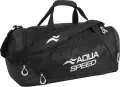 Сумка спортивна Aqua Speed DUFFEL BAG L 43L чорно-біла 141-07