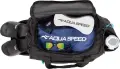 Сумка спортивна Aqua Speed DUFFEL BAG M 35L чорно-блакитна 141-74