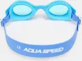 Очки для плавания детские Aqua Speed BONITO голубо-сине-белые 743-01