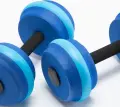 Гантелі для аквааеробіки Aqua Speed ​​AQUAROBICS DUMBBELL синьо-блакитні (2 х 6 кг) 884