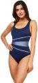 Купальник слитный женский Aqua Speed STELLA LADY темно-сине-голубой 299-41