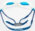 Окуляри для плавання з чохлом Aqua Speed ​​VORTEX MIRROR+CASE біло-блакитно-сині 230-51