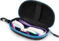 Очки для плавания с чехлом Aqua Speed VORTEX MIRROR+CASE бело-розово-фиолетовые 230-59