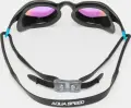 Очки для плавания с чехлом Aqua Speed VORTEX MIRROR+CASE черно-голубые 230-07