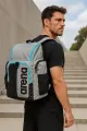 Рюкзак Arena SPIKY III BACKPACK 45L серо-черно-голубой 005569-104
