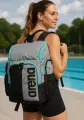 Рюкзак Arena SPIKY III BACKPACK 45L серо-черно-голубой 005569-104