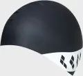 Шапочка для плавання Arena ICONS TEAM STRIPE CAP чорно-біла 001463-111