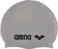 Шапочка для плавання дитяча Arena CLASSIC SILICONE JR срібна 91670-051