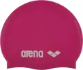 Шапочка для плавання дитяча Arena CLASSIC SILICONE JR темно-рожева 91670-091