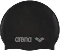 Шапочка для плавання дитяча Arena CLASSIC SILICONE JR чорна 91670-055