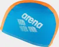 Шапочка для плавання дитяча Arena POLYESTER II JR блакитно-помаранчева 002468-730