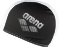Шапочка для плавання дитяча Arena POLYESTER II JR чорно-біла 002468-510
