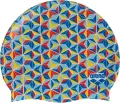 Шапочка для плавання дитяча Arena PRINT JR блакитно-синьо-червоно-жовта 94171-236