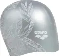 Шапочка для плавания женская Arena SIRENE серебряно-белая 91440-209